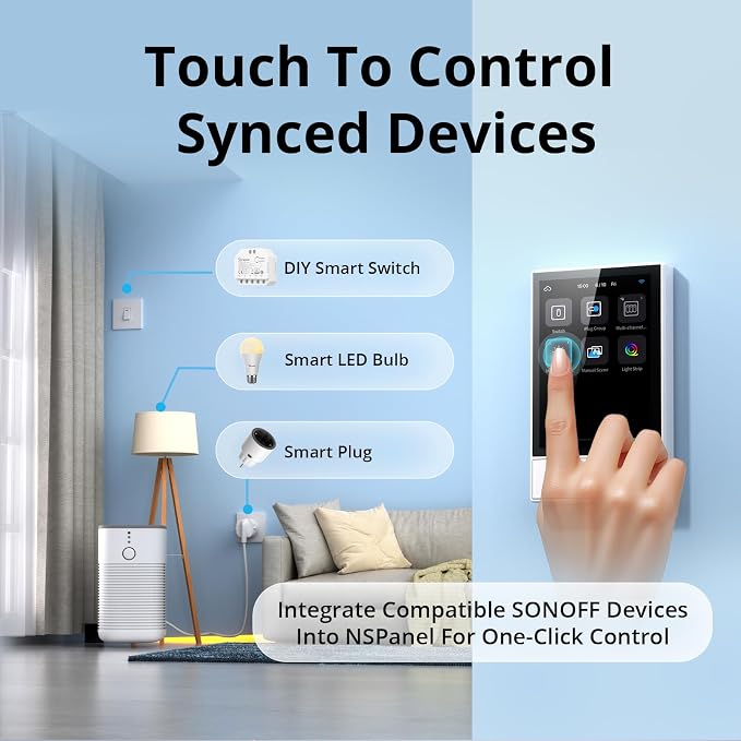 SONOFF Smart Switch, 2-Switch Panel Home Control, WiFi Smart Scene Wall Switch - Image 6