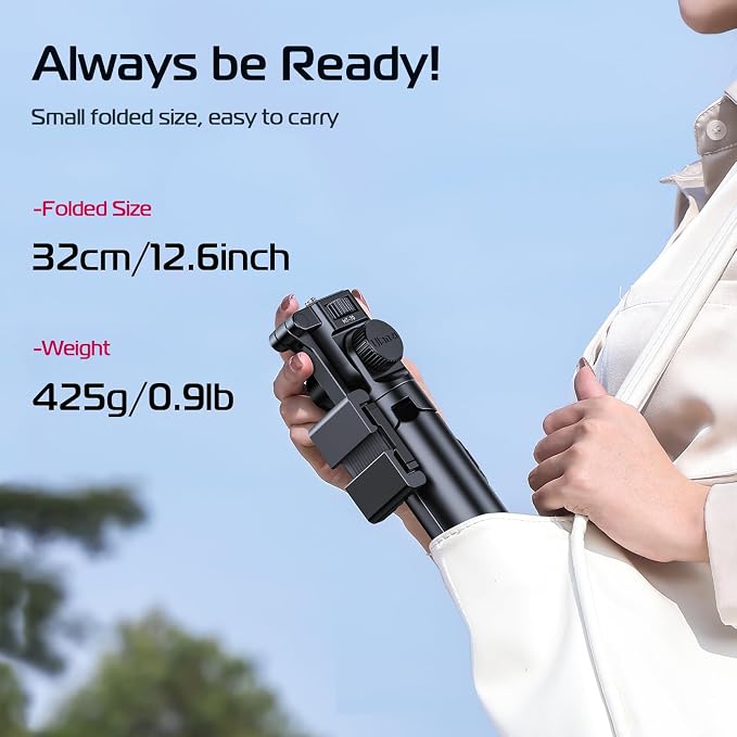 ULANZI MT-70 Extendable Tripod, 360° Rotate Camera Holder - Image 8