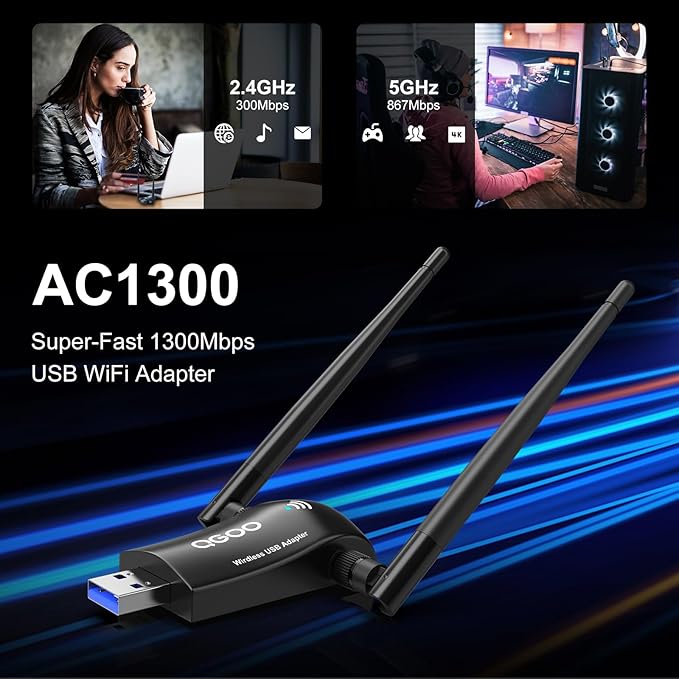 Wireless WiFi Adapter for Desktop PC - Image 2