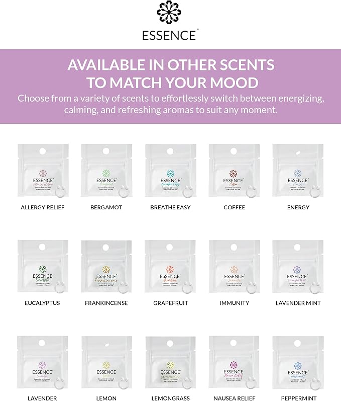 HONÉ Essence Wearable Aromatherapy Nasal Diffuser – Lavender Essential Oil Nose - Image 7