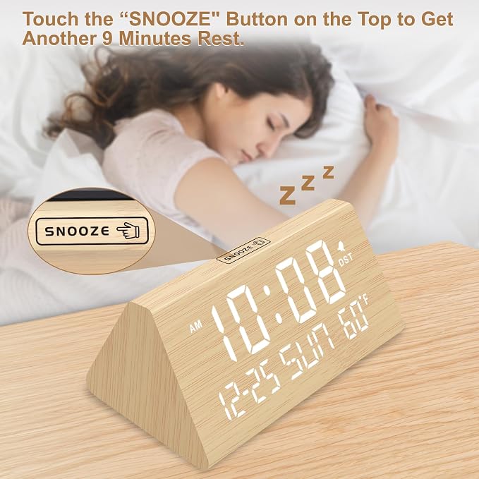 DreamSky Digital Alarm Clocks for Bedrooms - Image 4