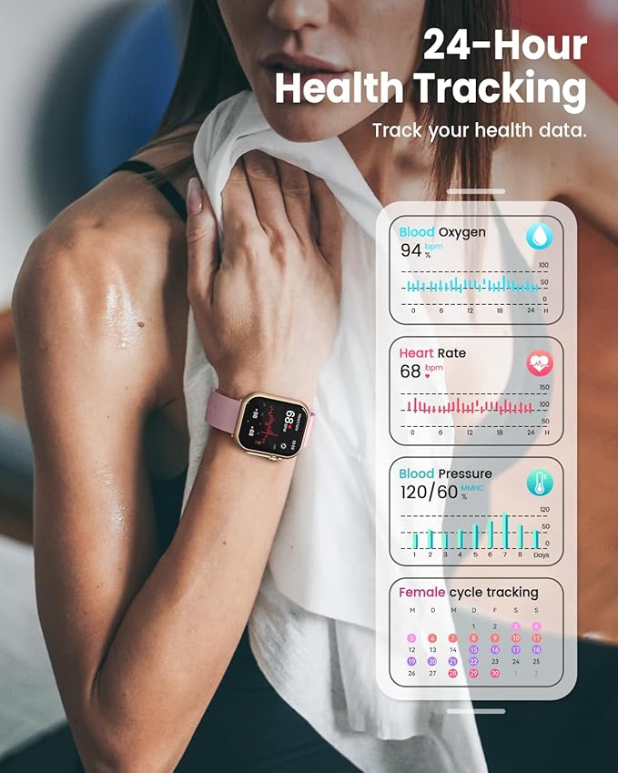 Smart Watch for Women for iPhone Android: 1.85"Smartwatch - Image 3