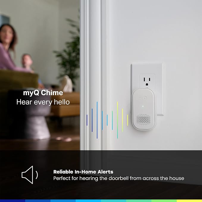 myQ Secure View™ 3-in-1 Smart Lock Deadbolt + myQ Chime + Extra Battery - Image 9