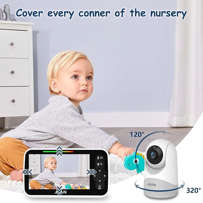 JUAN Baby Monitor with Camera and Audio, No WiFi 100% Private, 3500mAh Long - Image 4
