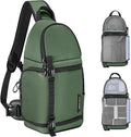 K&F CONCEPT Camera Sling Bag Crossbody Bag Camera Shoulder Backpack by KFCONCEPT