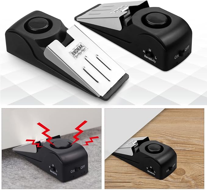 EMDMAK Door Stop Alarm with 120DB Siren Door Stop - Image 5