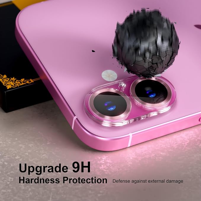 for 6 Pack iPhone 17 / iPhone 16 / iPhone 16 Plus Camera Lens Protector 9H - Image 3