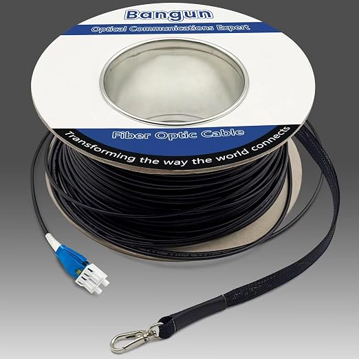 500ft Uniboot LC to LC Outdoor Armored Fiber Patch Cable by Bangun