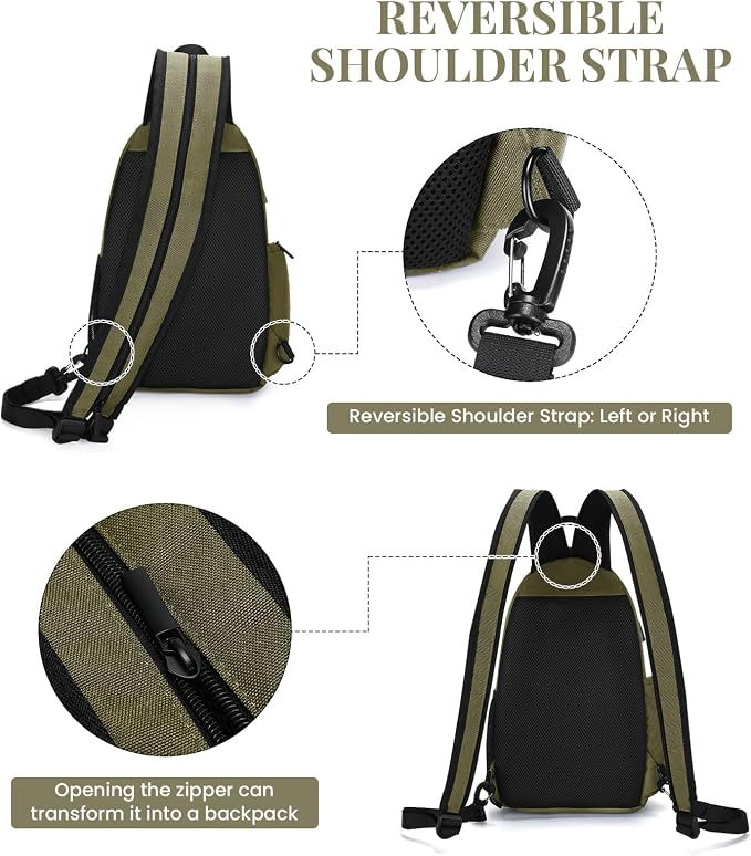 BAIGIO Camera Sling Bag Small Camera Backpack - Image 2