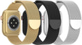 3 Pack Mesh Metal Band Compatible by Steezrd