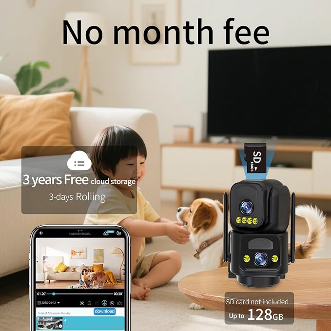 LETSCEE Security Cameras Outdoor WiFi, 5G/2.4G Cameras - Image 7