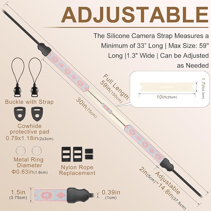 FIEIL Neck Strap Silicone Camera Straps - Image 4