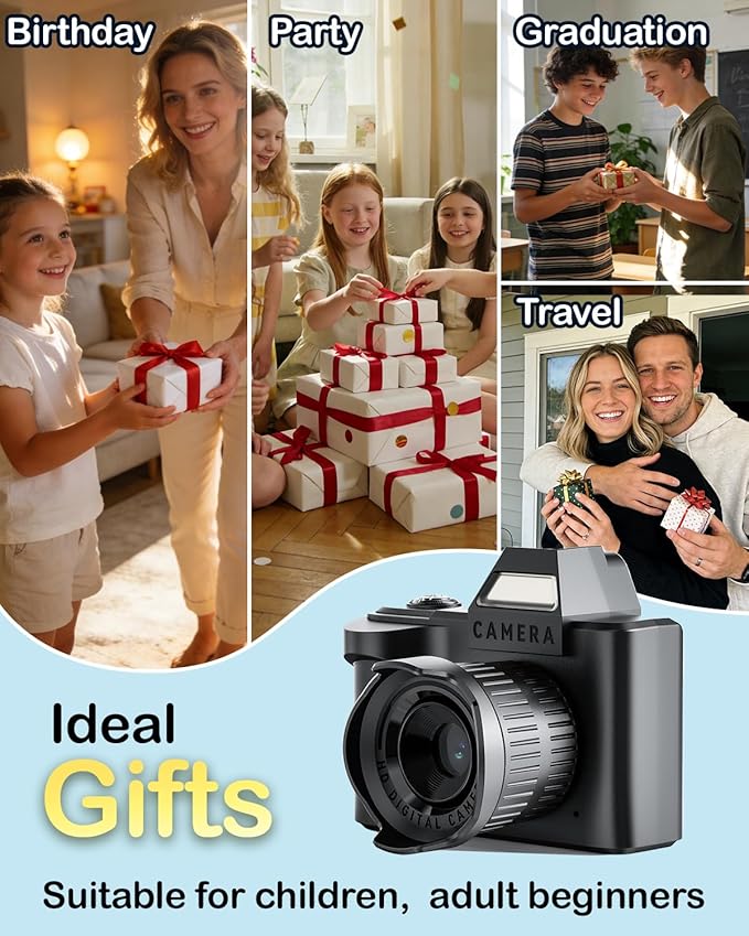 Mini Digital Camera, 1080P Portable Camera - Image 7
