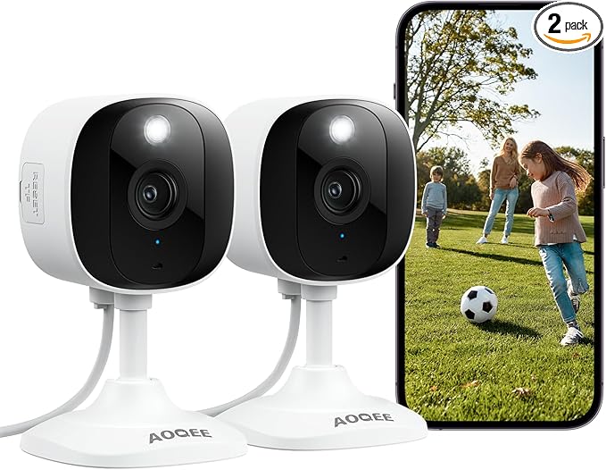 AOQEE 2K Cameras for Home Security-Outdoor/Indoor Camera for by AOQEE