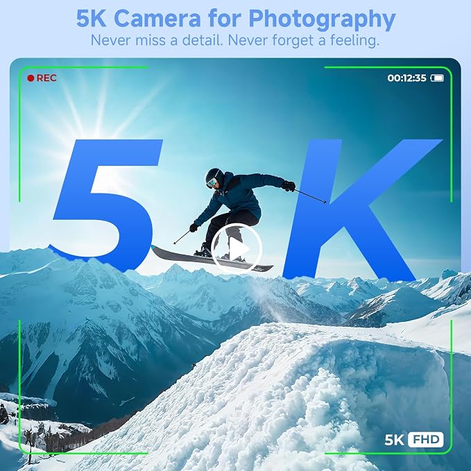 Digital Camera, UHD 75MP 5K for Photography - Image 2