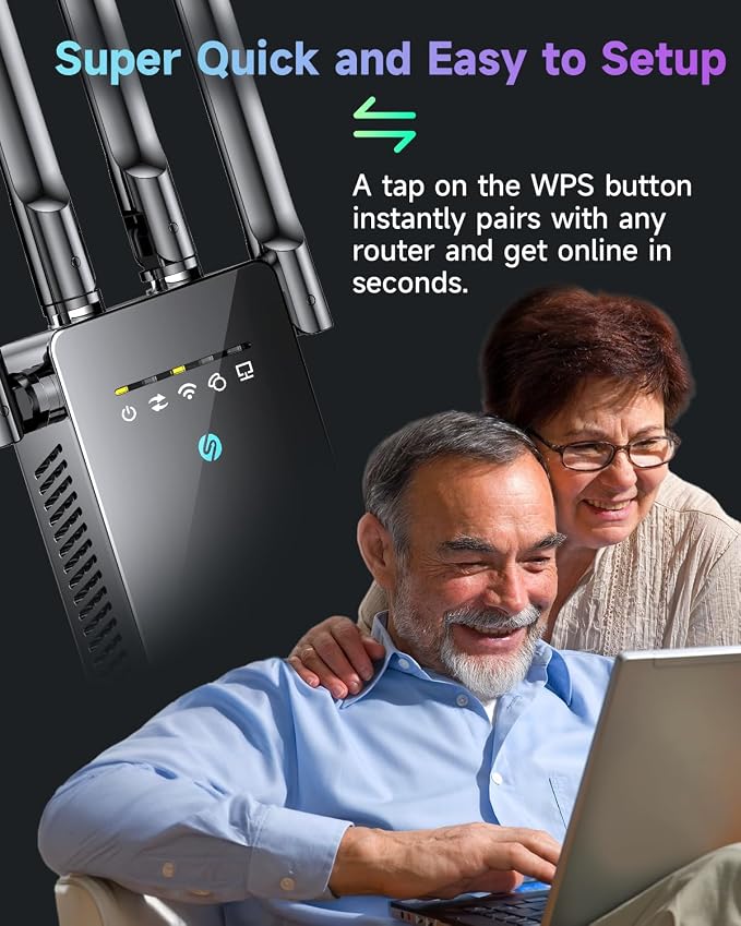 2026 New WiFi Extender Signal Booster, 14770 Sq.Ft WiFi Booster Extender - Image 5