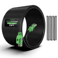 75FT Cat6 Outdoor Ethernet Cable, Heavy Duty Direct Burial, 24AWG CCA Patch Cord by ECJTU-US