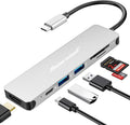Hiearcool USB C Hub Multi-Port Adapter, 7-in-1 USB-C Dongle by Hiearcool