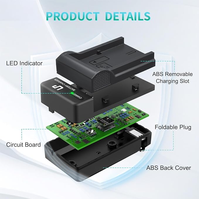 LP LP-E6 LP E6N Battery Charger, Charger Compatible - Image 4
