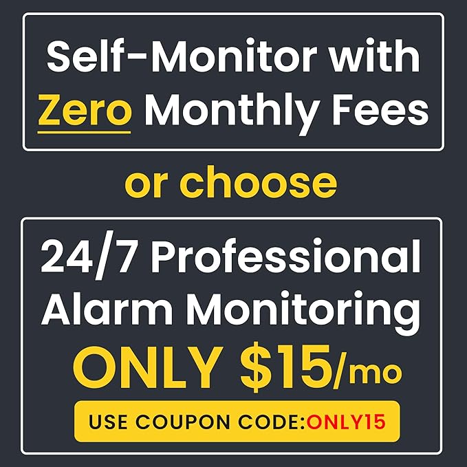 OSI Alarm System Gen 2, Motion & Entry Sensors, Wireless Siren, App & Alexa - Image 2