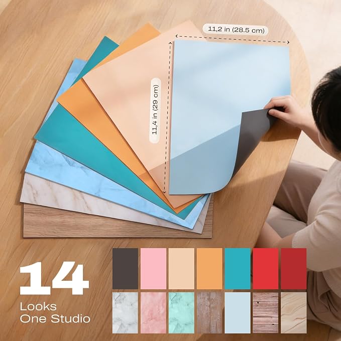 C Coiro Product Photography Backdrops 14 Patterns, 2 Grids, Size 15x11 inch - Image 4