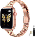MioHHR Slim Metal Band Compatible by ProfessionalStainlessSteelWatchBandCase