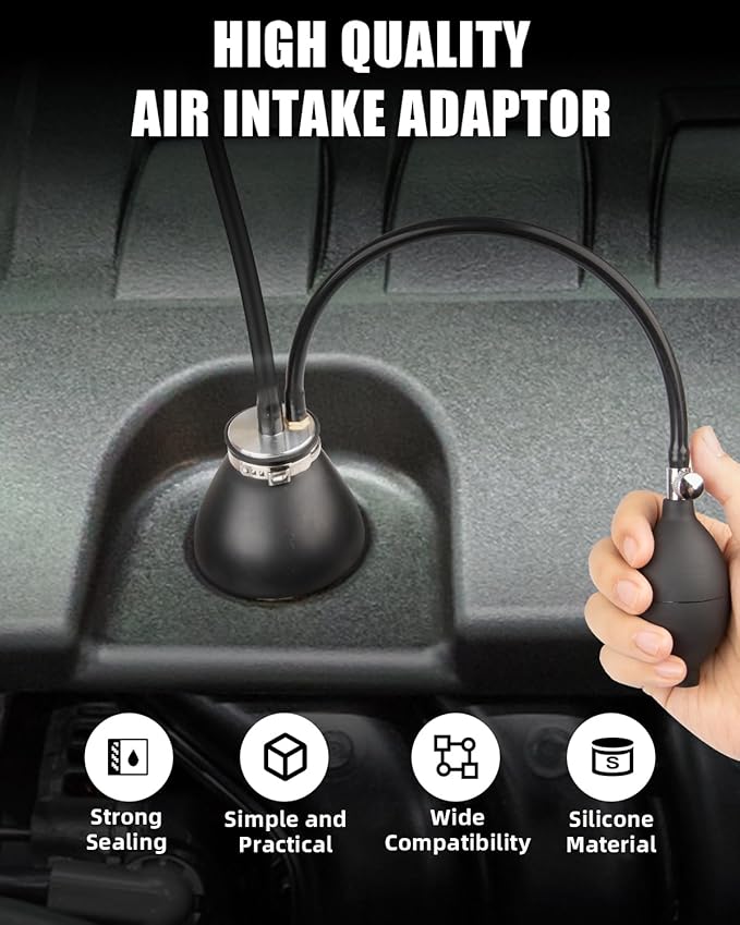 Universal Easy Intake Adapter for Smoke Machine Automotive, Inflatable Air - Image 2