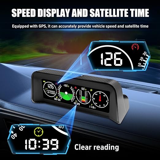 X60 Pro Car Inclinometer for Off-Road, GPS Speedometer MPH KMH - Image 2