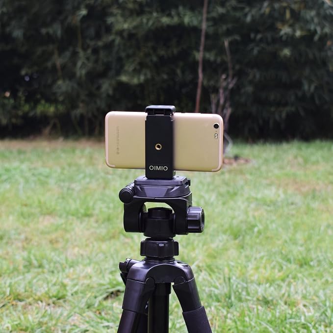 Universal Cell Phone Tripod Mount Adapter, OIMIO Phone Holder Clip Connector - Image 8