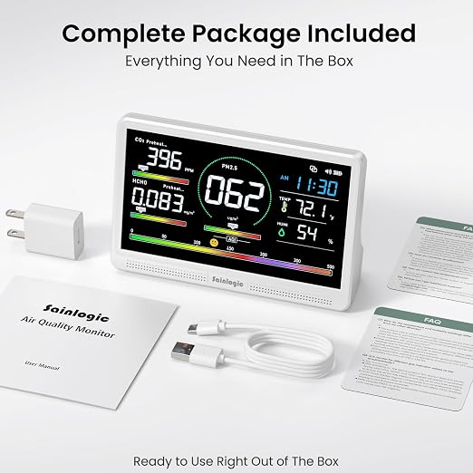 Sainlogic Professional Air Quality Monitor 16-in-1 - Image 7