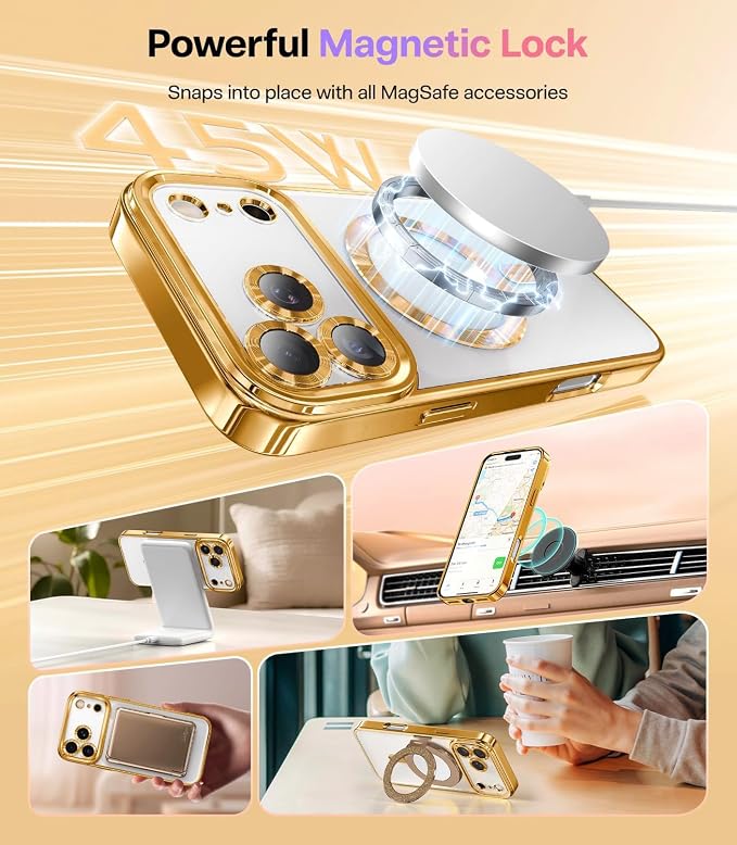Magnetic Glossy Case for iPhone 17 Pro Max, iPhone 17 ProMax Phone Case Slim - Image 3
