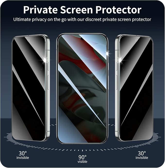 3*Privacy Screen Protector for Google Pixel 9 Pro XL/10 Pro XL - Image 4