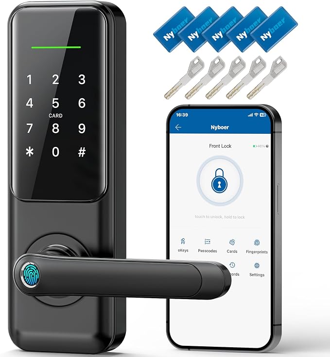 Fingerprint Smart Door Lock by Nyboer