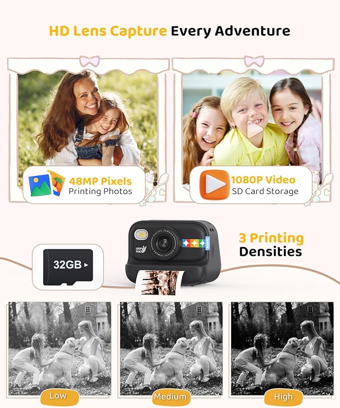 Kids Color Instant Print Camera – Kids Camera - Image 7