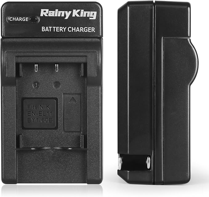 EN-EL11 Battery Charger for Nikon Coolpix S550, Coolpix S560 Camera Battery - Image 3