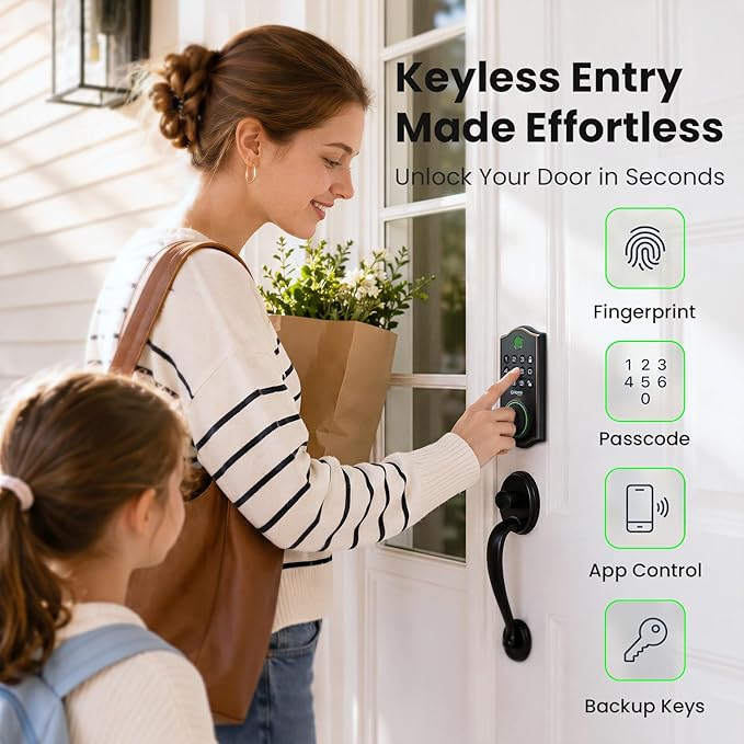 GHome Smart Fingerprint Door Lock - Image 2