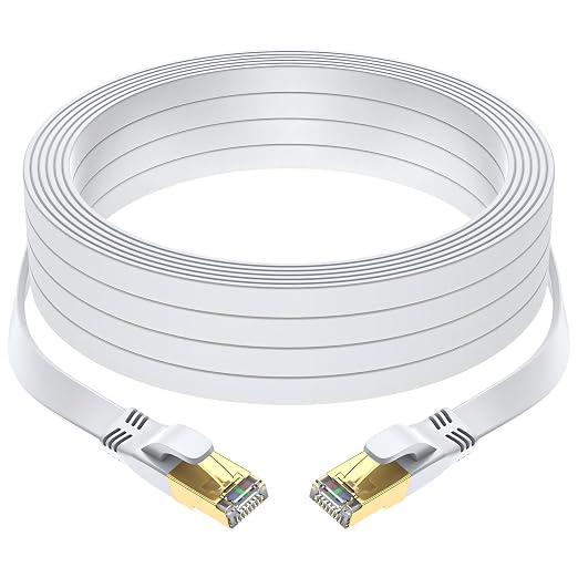 Cat 8 Ethernet Cable 65 FT, Outdoor&Indoor High Speed Heavy Duty Network LAN by Unknown