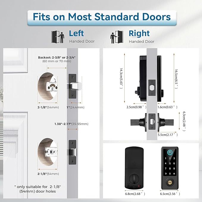 BEBASIA Smart Fingerprint Door Lock - Image 4