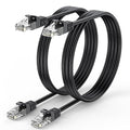 Cat 6 Ethernet Cable 3 FT 2-Pack, Short Patch Cable 3 Foot Cord 10Gbps by ApoJodly