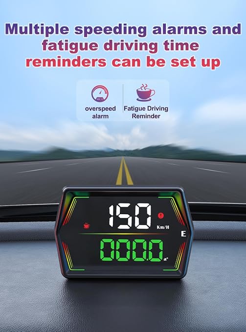 HUD Heads Up Display for Cars 2025 New Universal Digital GPS Speedometer LED - Image 5