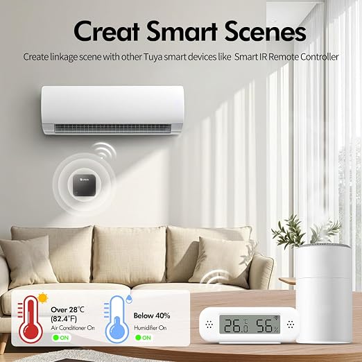 eMylo WiFi Thermometer Hygrometer Sensor, Smart Wireless Indoor Temperature - Image 4