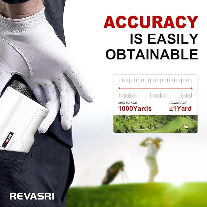 REVASRI Golf Rangefinder with Slope and Pin Lock Vibration, External Slope - Image 5
