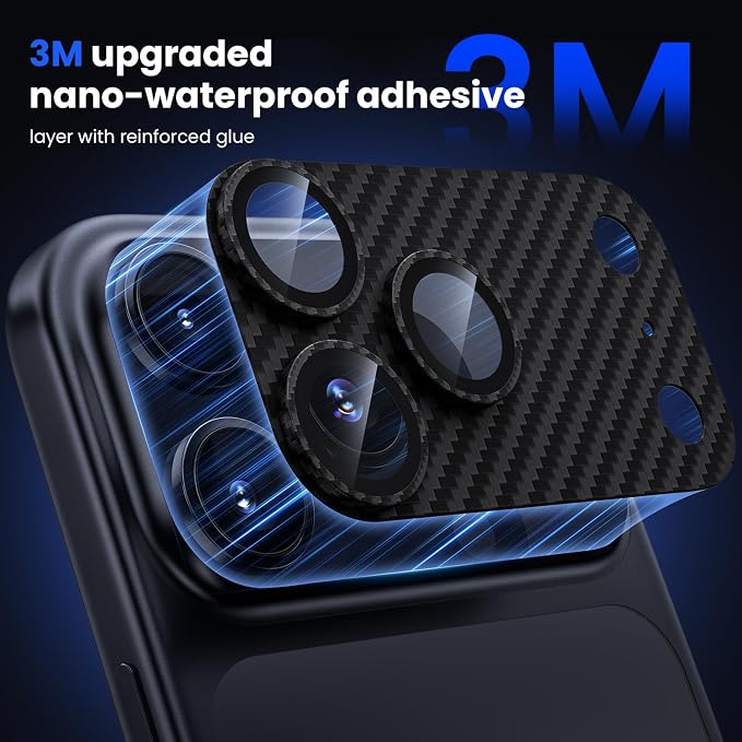 WSKEN for iPhone 17 Pro Camera Lens Protector, Metal Aluminum Alloy Tempered - Image 3