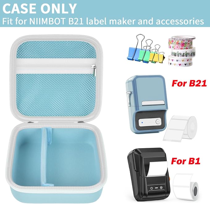 ALKOO Case Compatible with NIIMBOT B21 / B1 Label Maker Wireless Thermal Label - Image 2
