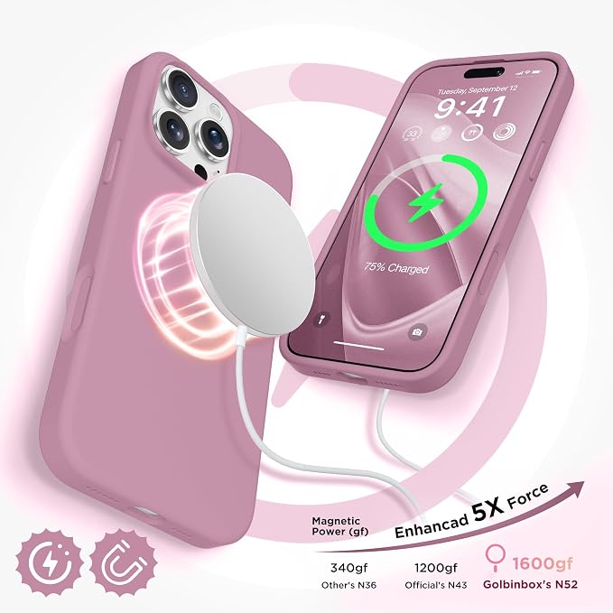 GolbinBox Magnetic for iPhone 16 Pro Max Case, Compatible - Image 3