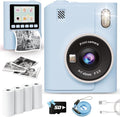 Instant Print Camera for Kids, 1080P Instant Digital Print Cameras for Toddler by ANBURI
