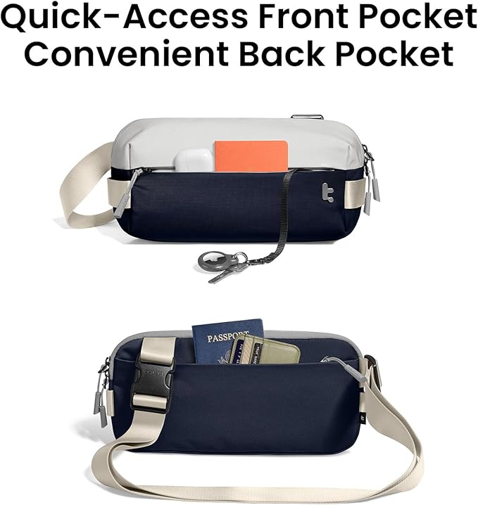 tomtoc Compact EDC Sling Bag 3L-10L, Minimalist Crossbody Bag Chest Shoulder - Image 6