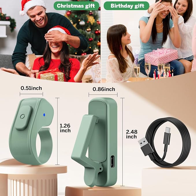Page Turner Ring for Kindle, Remote Control for iPhone iPad Android Tablets - Image 9