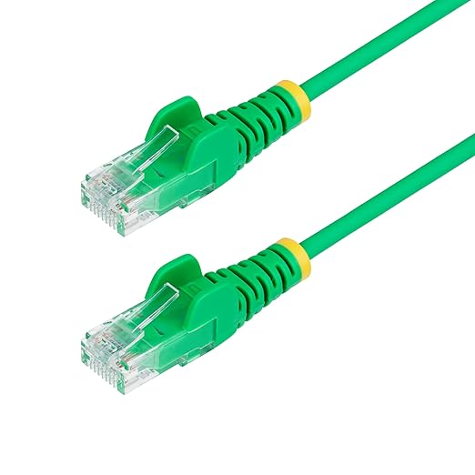 StarTech.com 10ft Green Slim CAT6 Ethernet Cable, Snagless RJ45, 28AWG Pure by StarTech