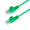 StarTech.com 3ft Green Slim CAT6 Ethernet Cable, Snagless RJ45, 28AWG Pure Bare by StarTech
